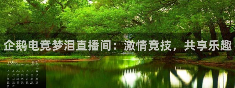 uwin电竞平台：企鹅电竞梦泪直播间：激情竞技，共享乐趣