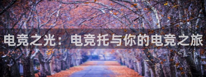 Uwin电竞在线：电竞之光：电竞托与你的电竞之旅