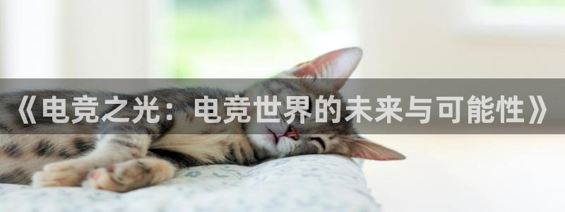 Uwin电竞在线：《电竞之光：电竞世界的未来与可能性》